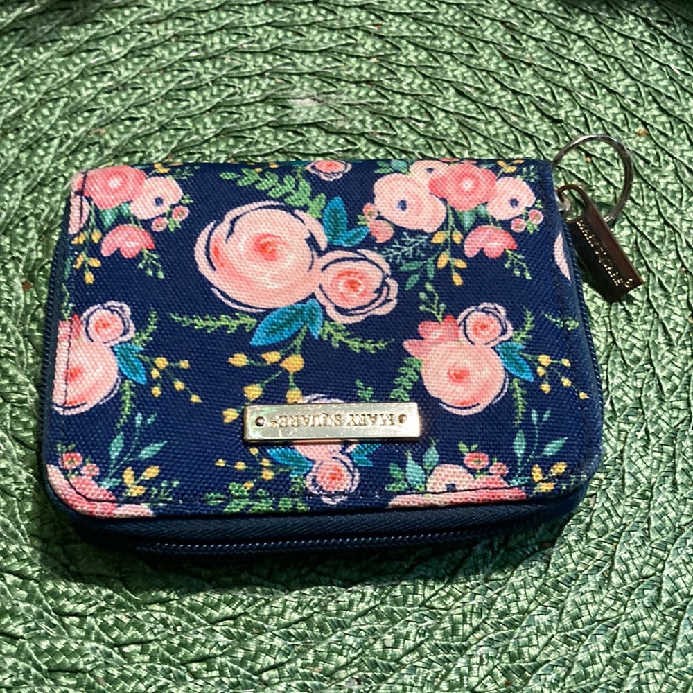 Floral Mary Square wallet for all your ID’s.
